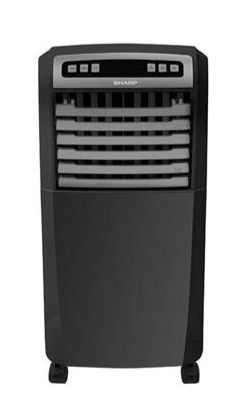 SHARP Air Cooler Portable 10L - 20L (Kipas Penyejuk Udara Evaporatif) Hitam Elegan